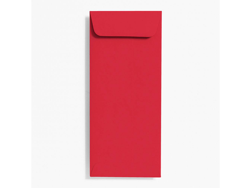 #10 Envelope, Open End, Red