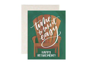 Retirement Chair, Single Card