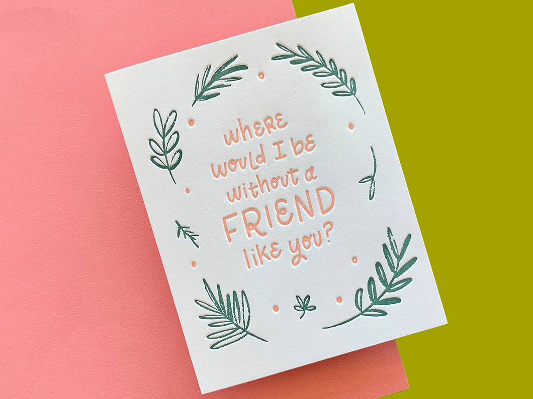 A Friend Like You, Single Card