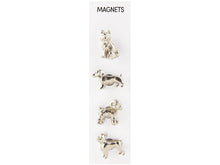 Cast Dog Magnets - Silver
