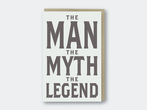 Man Myth Legend, Single Card