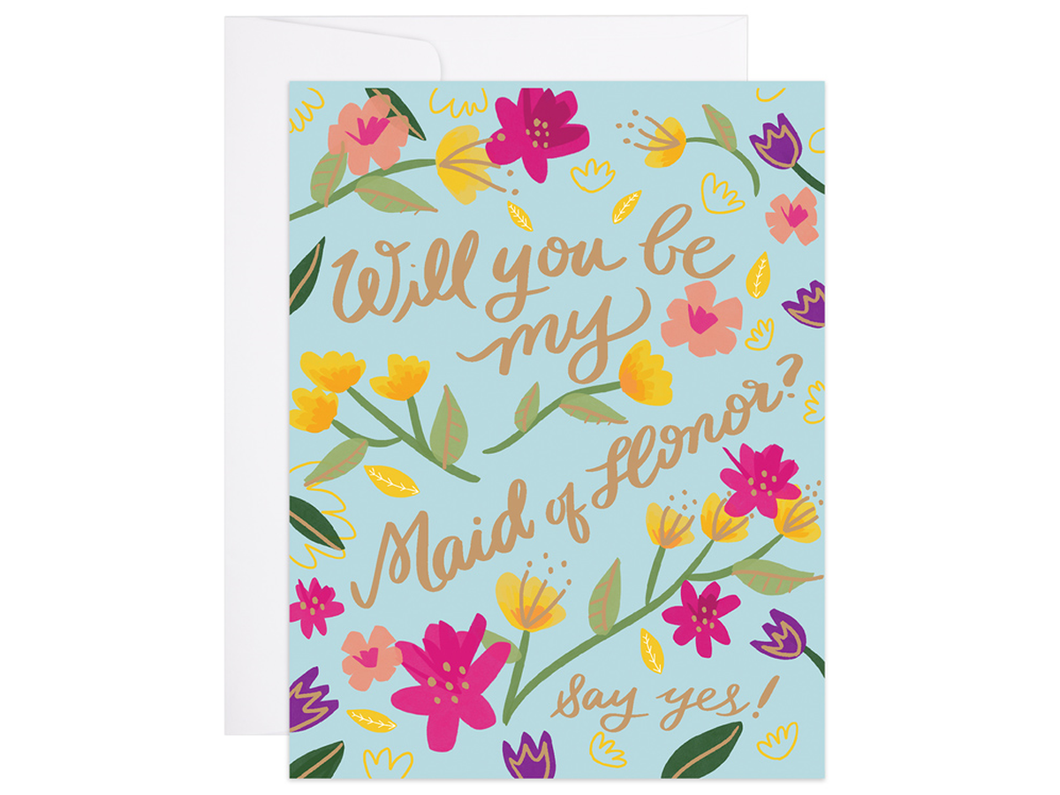 Will You Be My Maid of Honor, Single Card