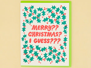 Merry Christmas, I Guess?, Single Card