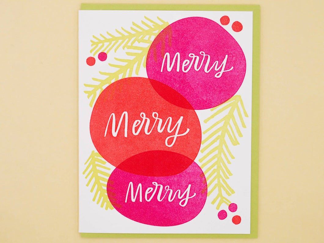 Merry Merry Holiday, Single Card