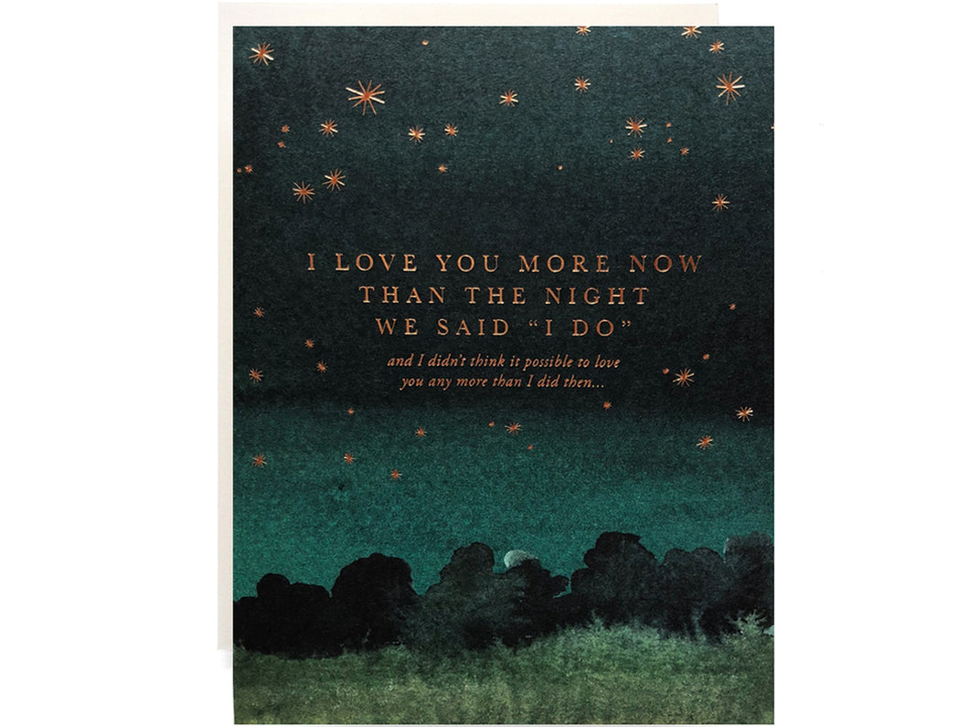 The Night We Said I Do, Single Card