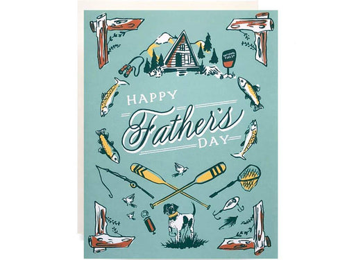 Outdoorsman Father's Day, Single Card