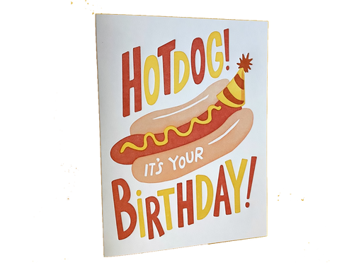 Hot Dog Birthday, Single Card