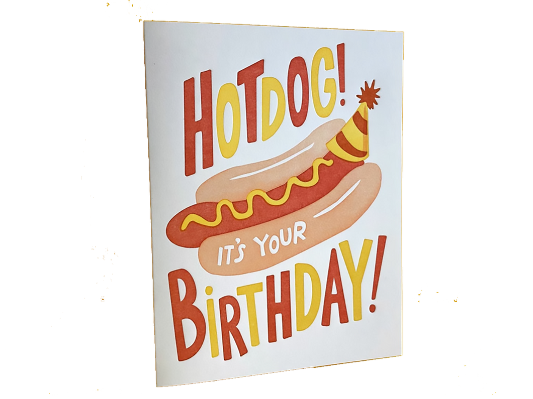 Hot Dog Birthday, Single Card
