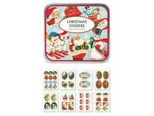 Christmas, Stickers in Tin