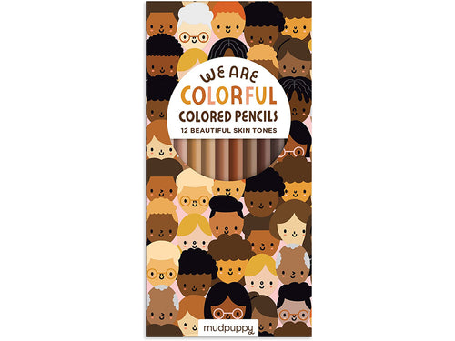 We are Colorful, Skin Tone Colored Pencils, Set of 12