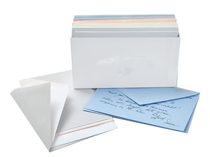 Classic Laid 3.5"x 5.5" Note Cards with Envelopes, Set of 30