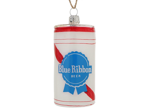 Blue Ribbon Beer Can Ornament
