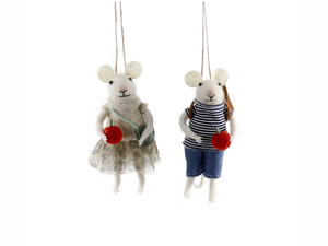 Schoolhouse Mouse Ornament