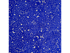 Constellations, Gold on Sapphire, Handmade Paper