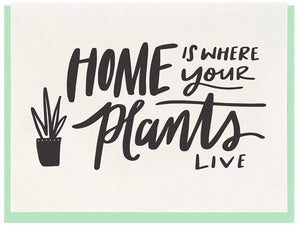 Home Plants, Single Card