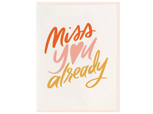 Miss You Already, Single Card