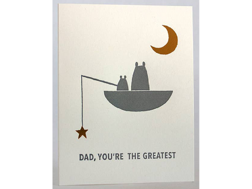 Dad You're the Greatest Boat, Single Card