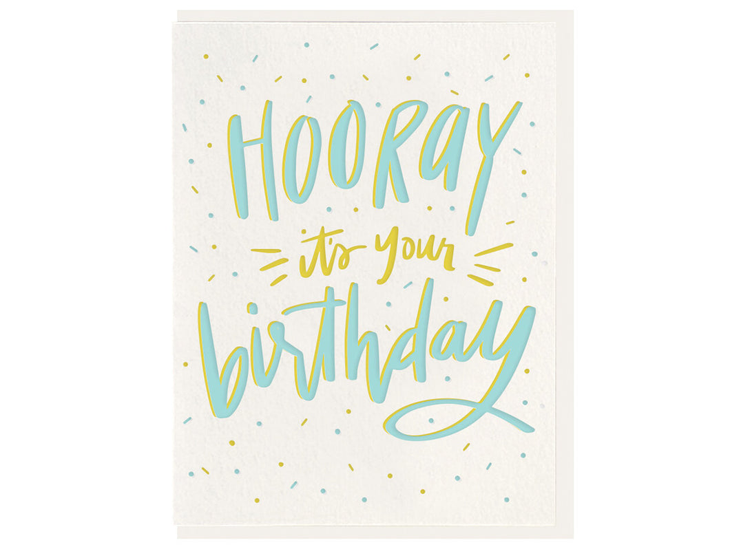 Hooray! Birthday, Single Card