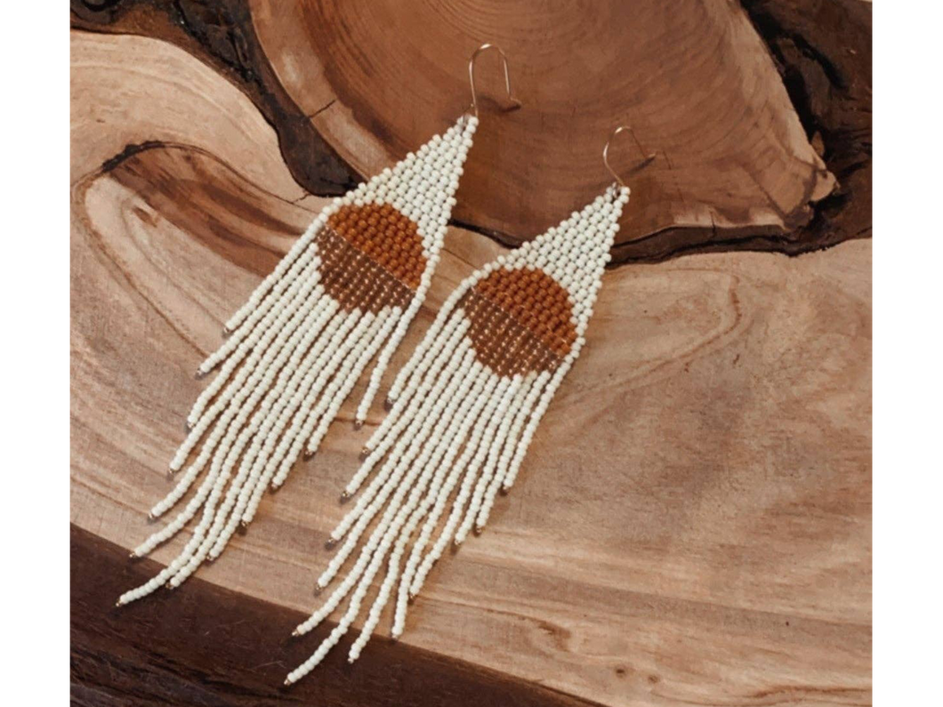 Desert Sun Beaded Earrings