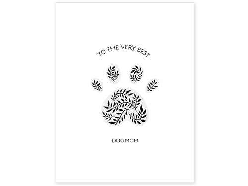 Best Dog Mom, Single Card