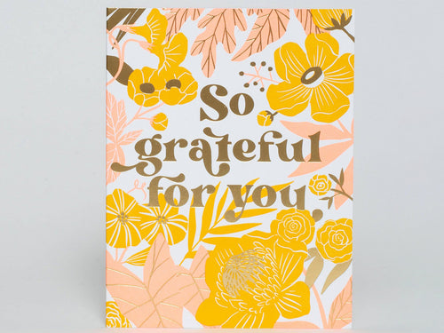 Thanks Floral, Single Card