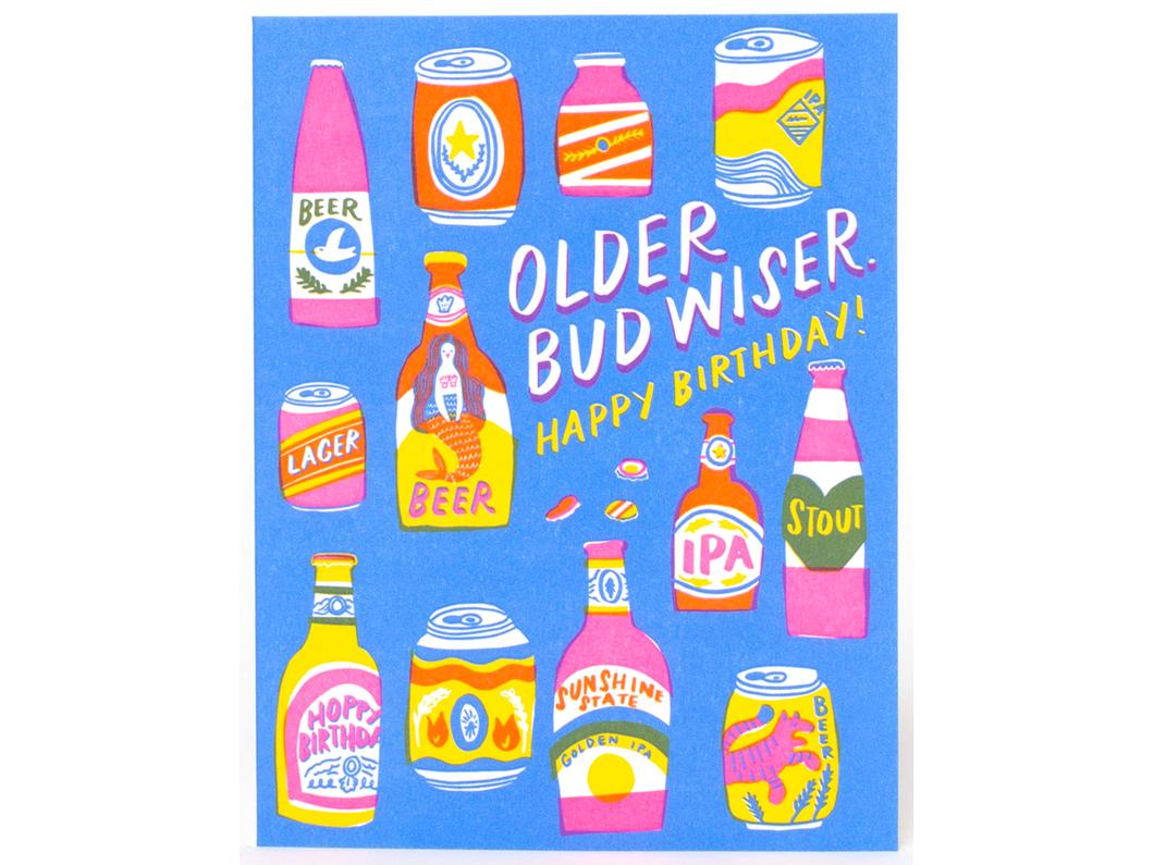 Bud Wiser Birthday, Single Card