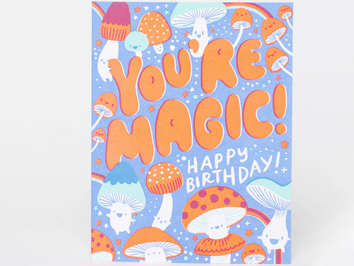 Birthday Magic Mushrooms, Single Card