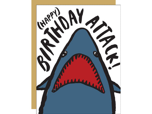 Shark Birthday, Single Card