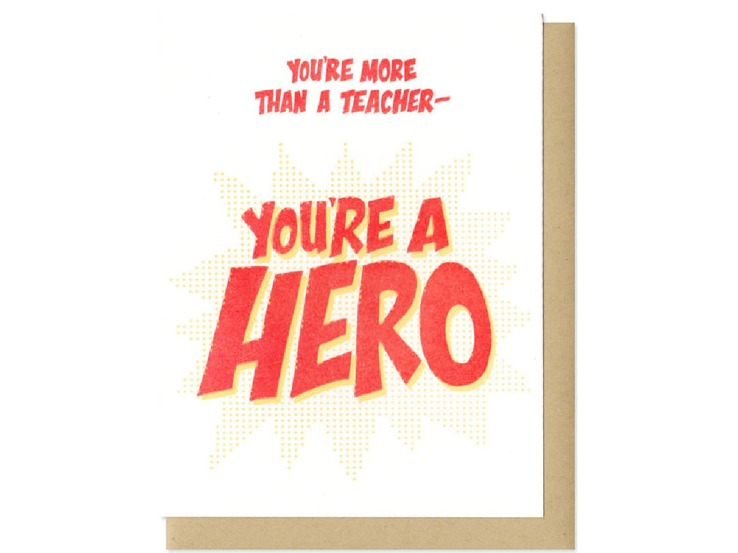 You're More than a Teacher, Single Card
