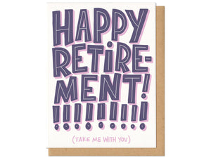 Happy Retirement, Single Card