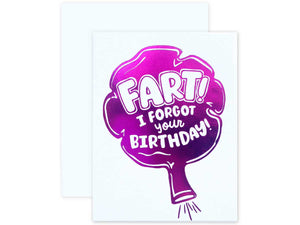 Fart Birthday, Single Card