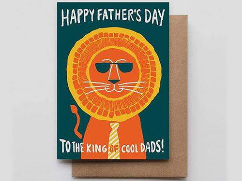 Father's Day Lion, Single Card