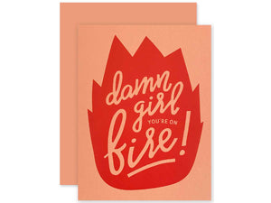 Girl On Fire, Single Card