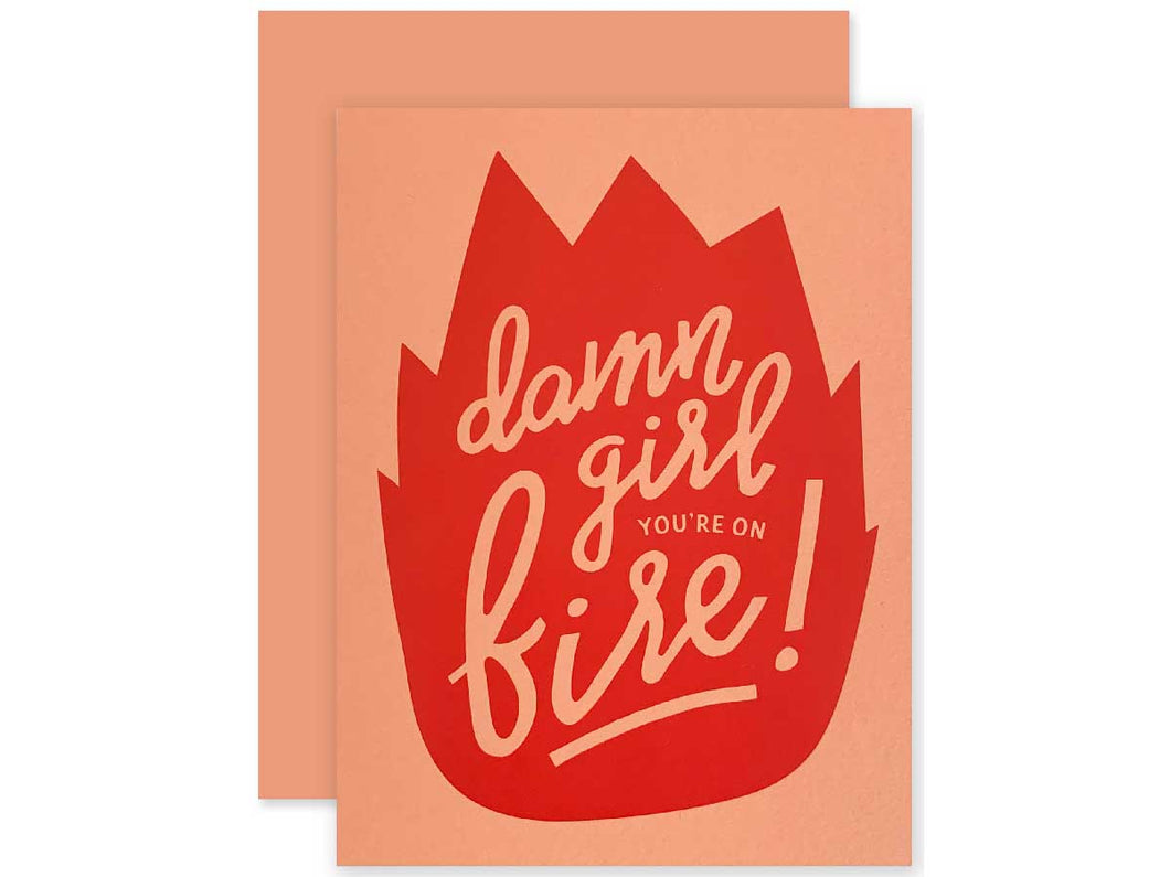 Girl On Fire, Single Card