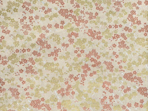 Forever Floral, Gold & Copper on Cream, Handmade Paper