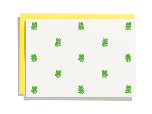 Frog Pattern, Box Set of 6