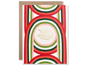 Happy Holidays Arches, Single Card