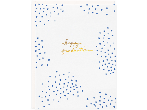 Happy Graduation Dots, Single Card