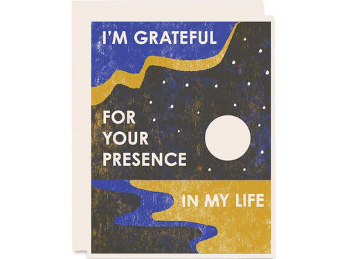 Grateful For Your Presence, Single Card