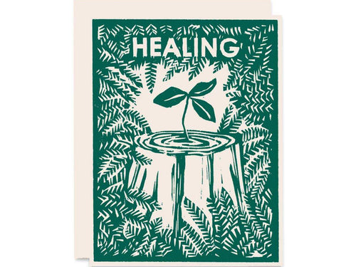 Healing Nurse Tree Get Well, Single Card