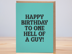 Hell of a Guy Birthday, Single Card