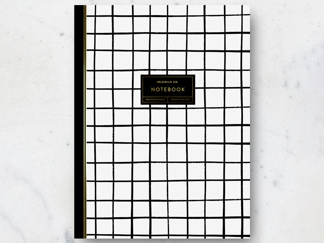 Grid Notebook, 120 Pages