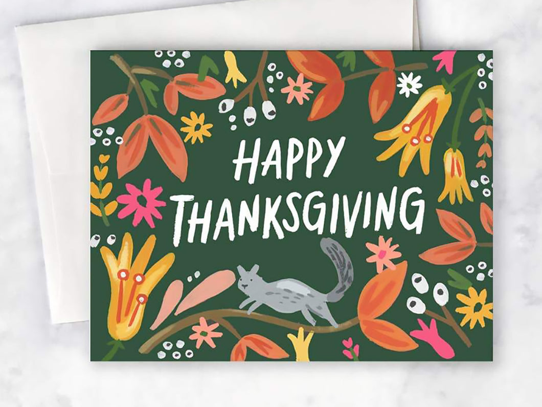 Thanksgiving Mums, Single Card