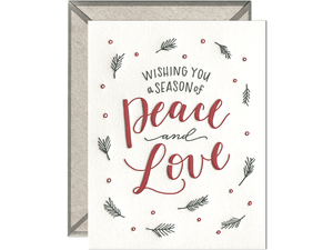 A Season of Peace and Love, Greeting Card