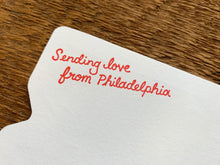 Philadelphia Love Postcard