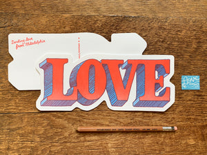 Philadelphia Love Postcard