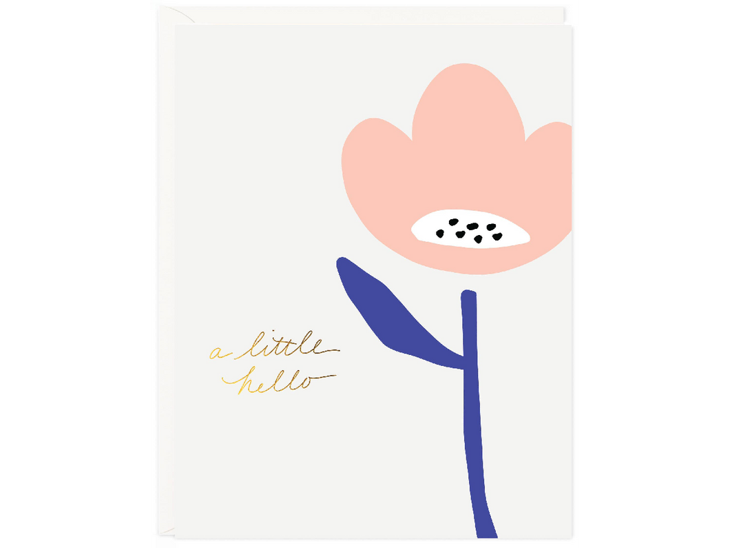 Little Hello Flower, Single Card