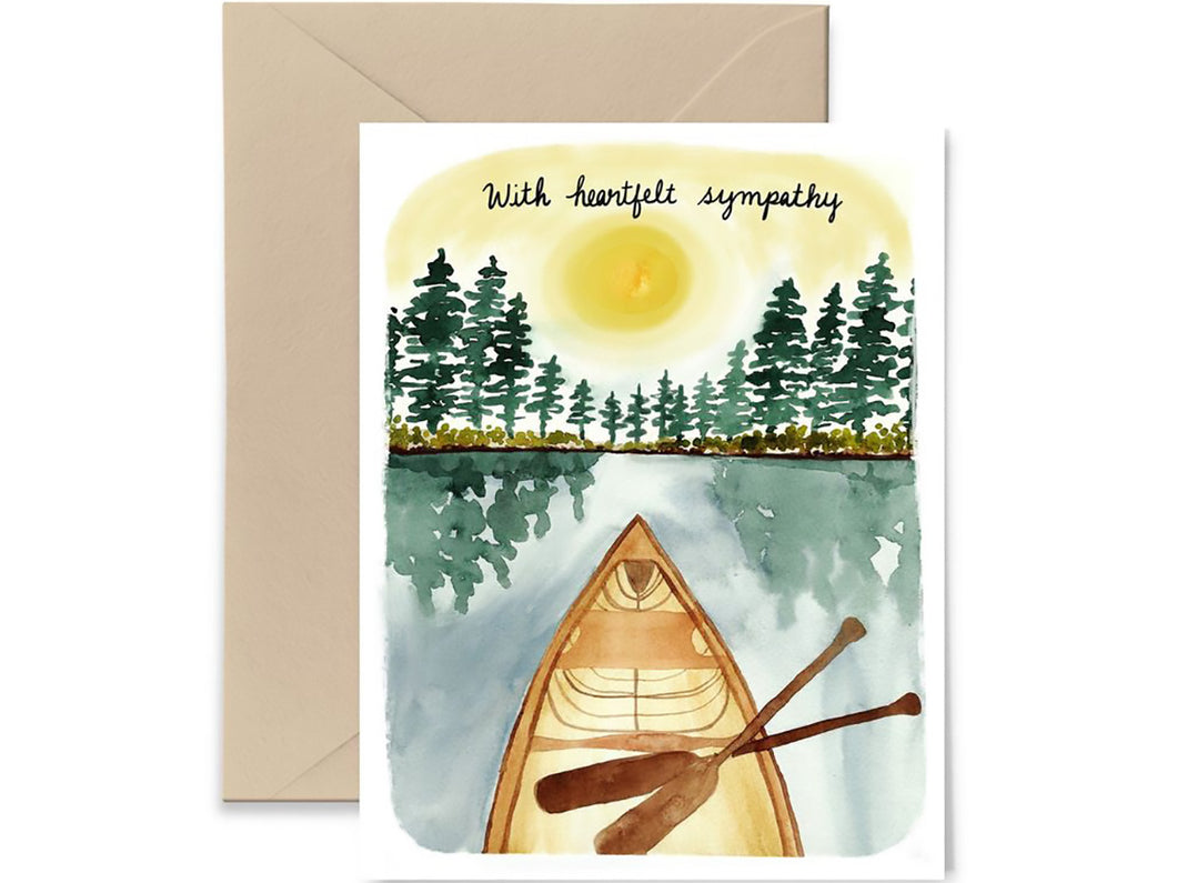 With Heartfelt Sympathy, Single Card