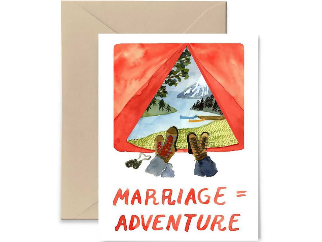 Marriage = Adventure, Single Card