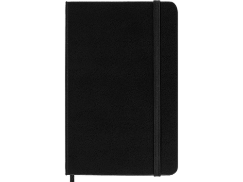 Pocket Hard Cover Ruled Notebook, Black